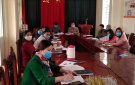 hội nghị trực tuyến triển khai công tác phòng chống dịch Covid-19 của UBND huyện Triệu Sơn